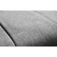 ECKSOFA Dunkelbraun Webstoff  - Dunkelbraun/Silberfarben, Design, Kunststoff/Textil (194/280cm) - Carryhome