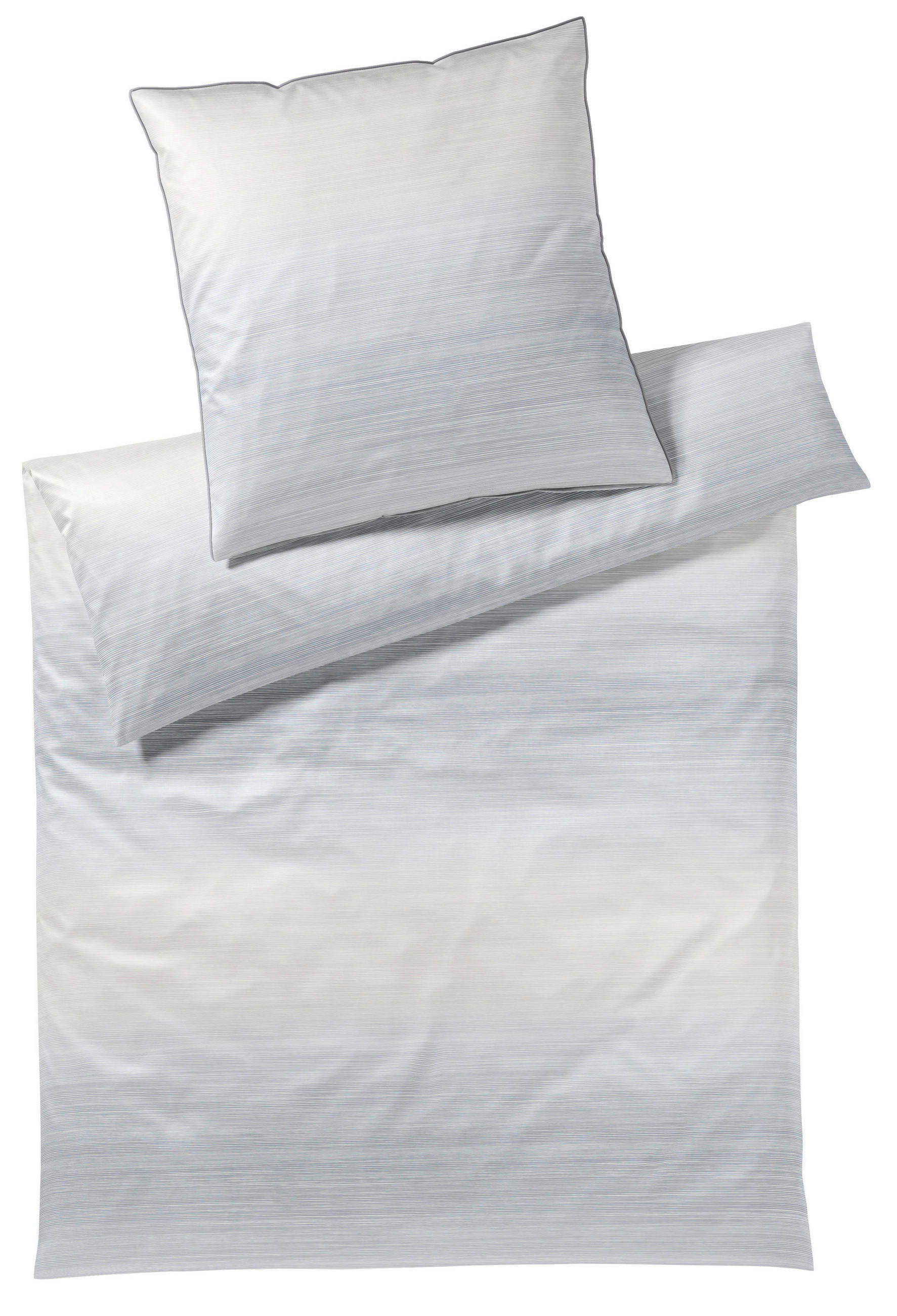 POSTELJNINA LA MER 140/200 cm mako saten bela, bež - bela/bež, Konvencionalno, tekstil/naravni materiali (140/200cm) - Elegante