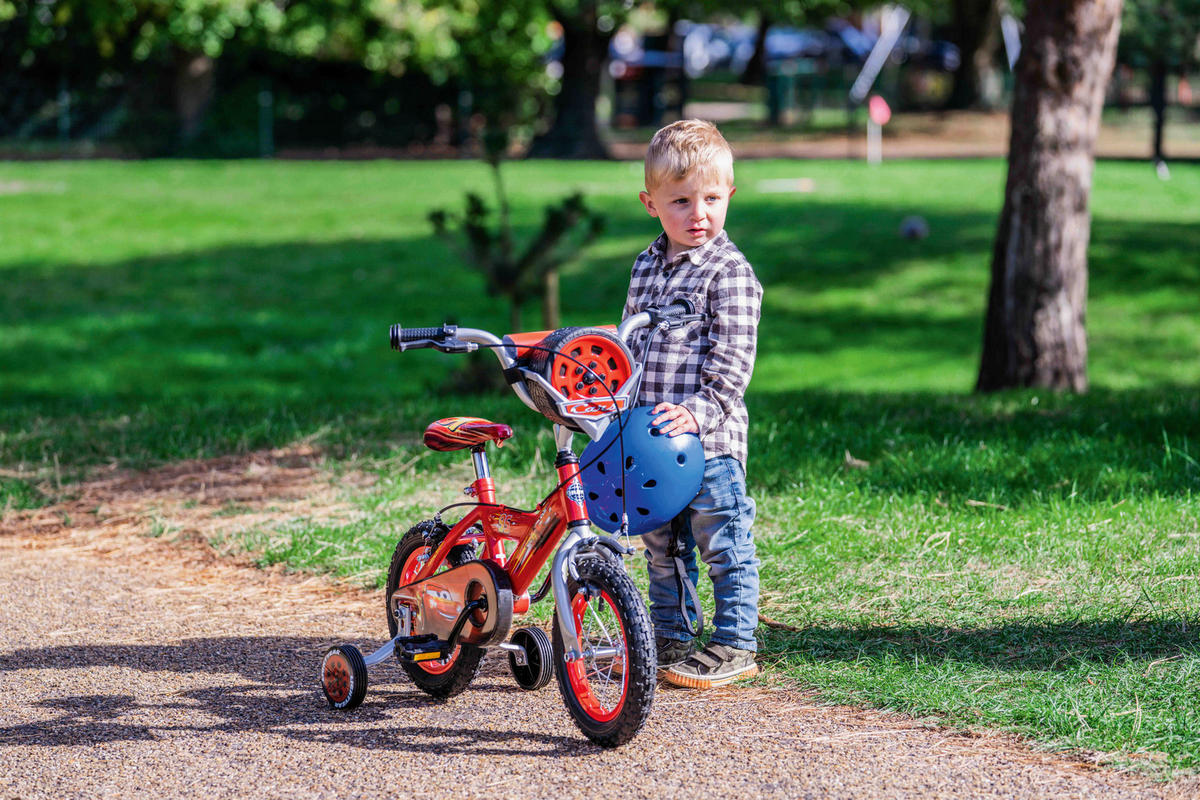 KINDERFAHRRAD 12 Zoll  - Rot, Basics, Kunststoff/Metall (54/85/74cm)