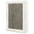 AKTENSCHRANK Weiß  - Weiß, Basics, Holzwerkstoff (160/220,5/42,6cm) - Moderano