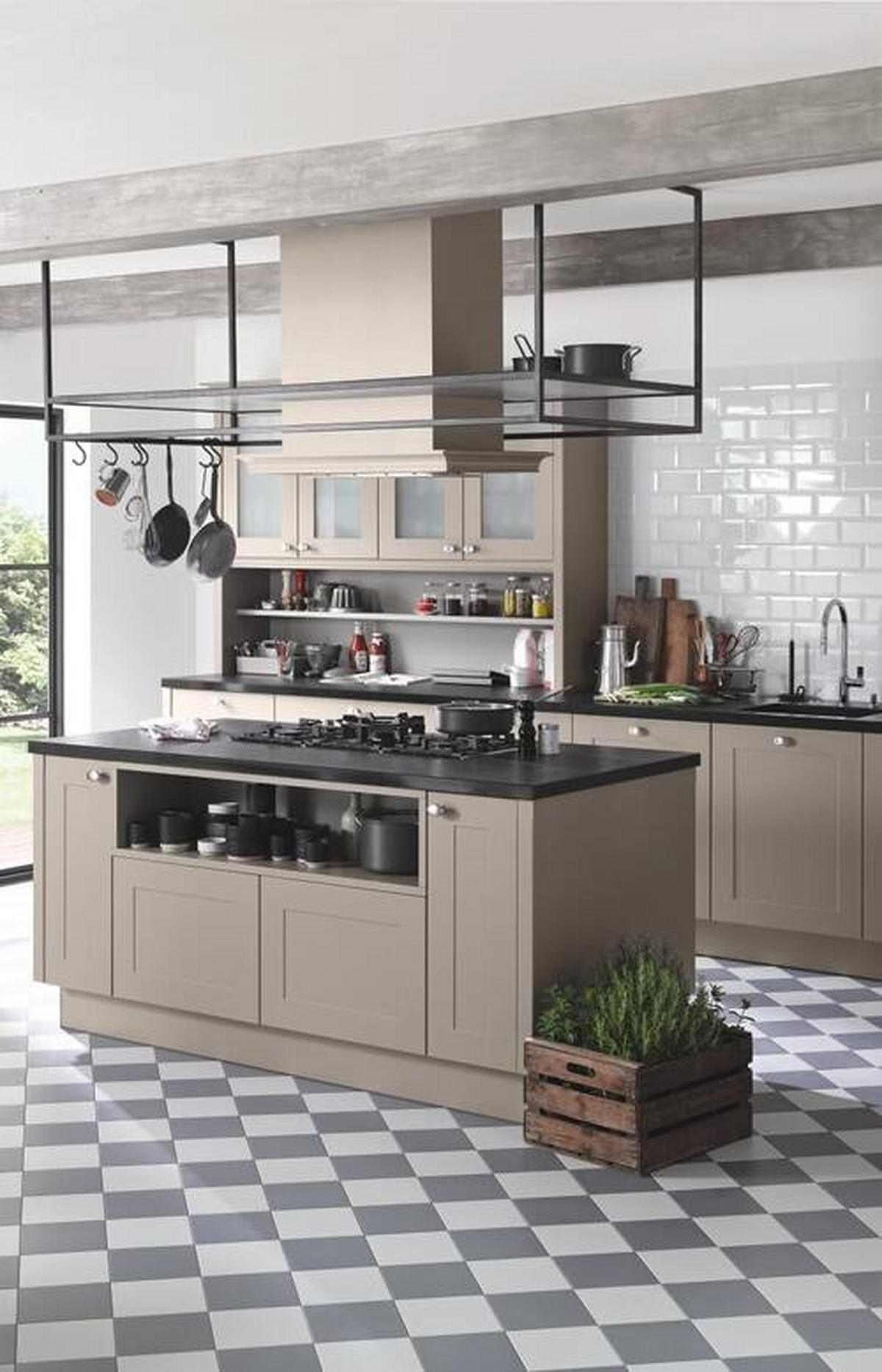 VGRADNA KUHINJA - Konvencionalno, leseni material - Dieter Knoll