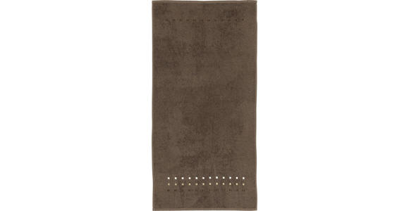 HANDTUCH 50/100 cm Braun, Taupe  - Taupe/Braun, KONVENTIONELL, Textil (50/100cm) - Esposa