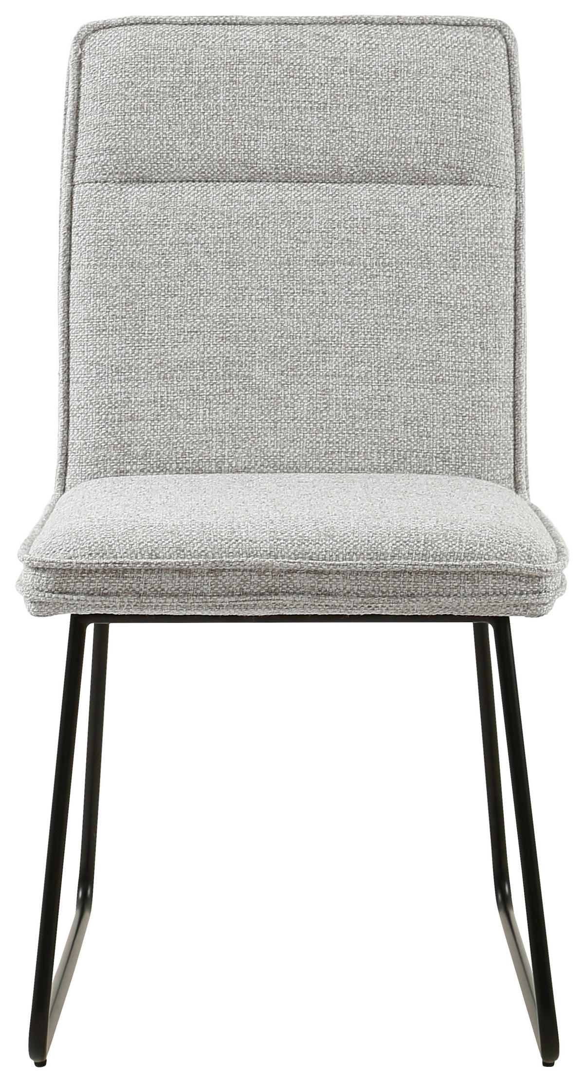 STUHL   Webstoff  - Beige/Schwarz, Design, Textil/Metall (49/87,5/64,5cm) - Carryhome