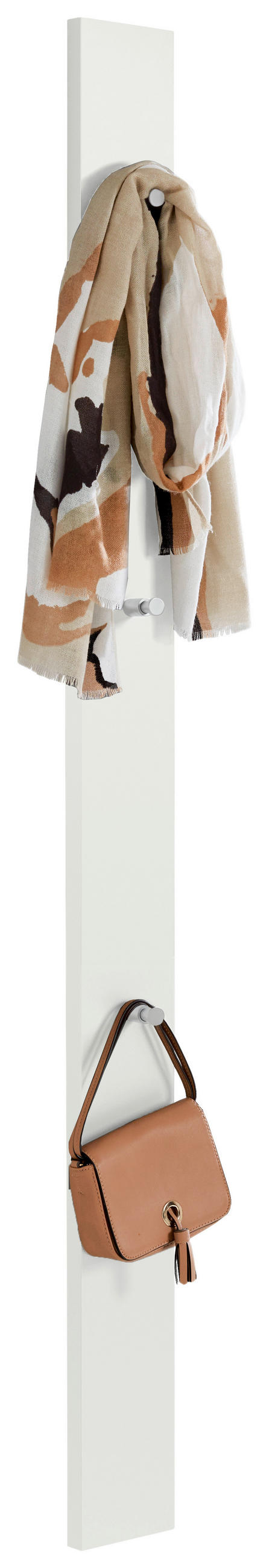 GARDEROBE 4-teilig  in 160/20/31 cm  - Weiss/Eichefarben, Design, Holz (160/20/31cm) - Dieter Knoll