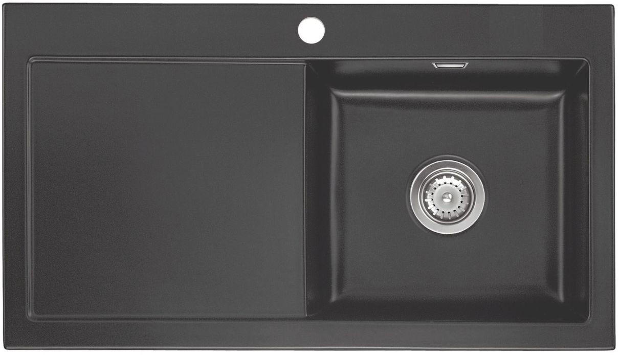 SPÜLE Mera 90 / 50740185  - Schieferfarben, Basics, Keramik (90/20/51cm) - Systemceram