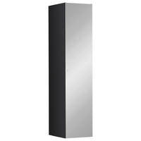 MIDISCHRANK 30/129,6/35 cm  - Eichefarben/Schwarz, MODERN, Glas/Holzwerkstoff (30/129,6/35cm) - Celina Home