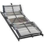 LATTENROST 100/200 cm  - Anthrazit/Birkefarben, Basics, Holz (100/200cm) - Novel