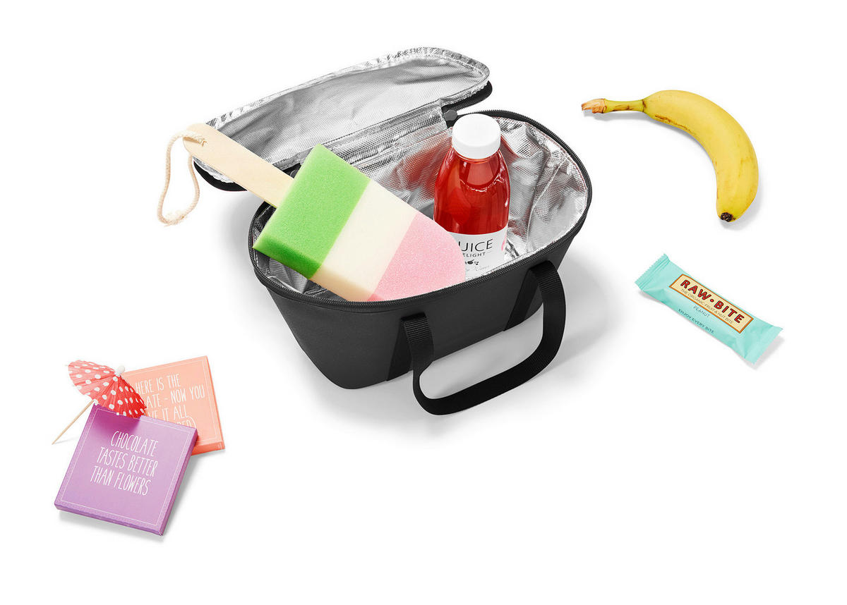 COOLERBAG XS BLACK Coolerbag XS black 4 L  - Schwarz, Textil (27,5/15,5/12cm) - Reisenthel