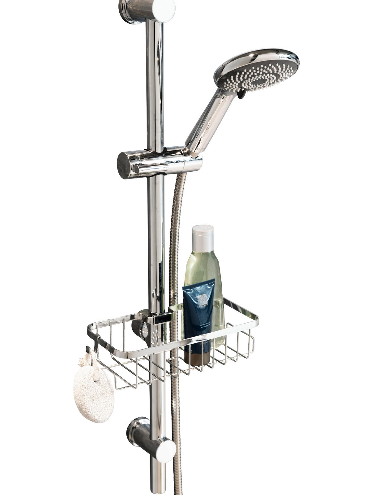 DUSCHKORB - Chromfarben, MODERN, Kunststoff (28,5/4/11,5cm) - Wenko