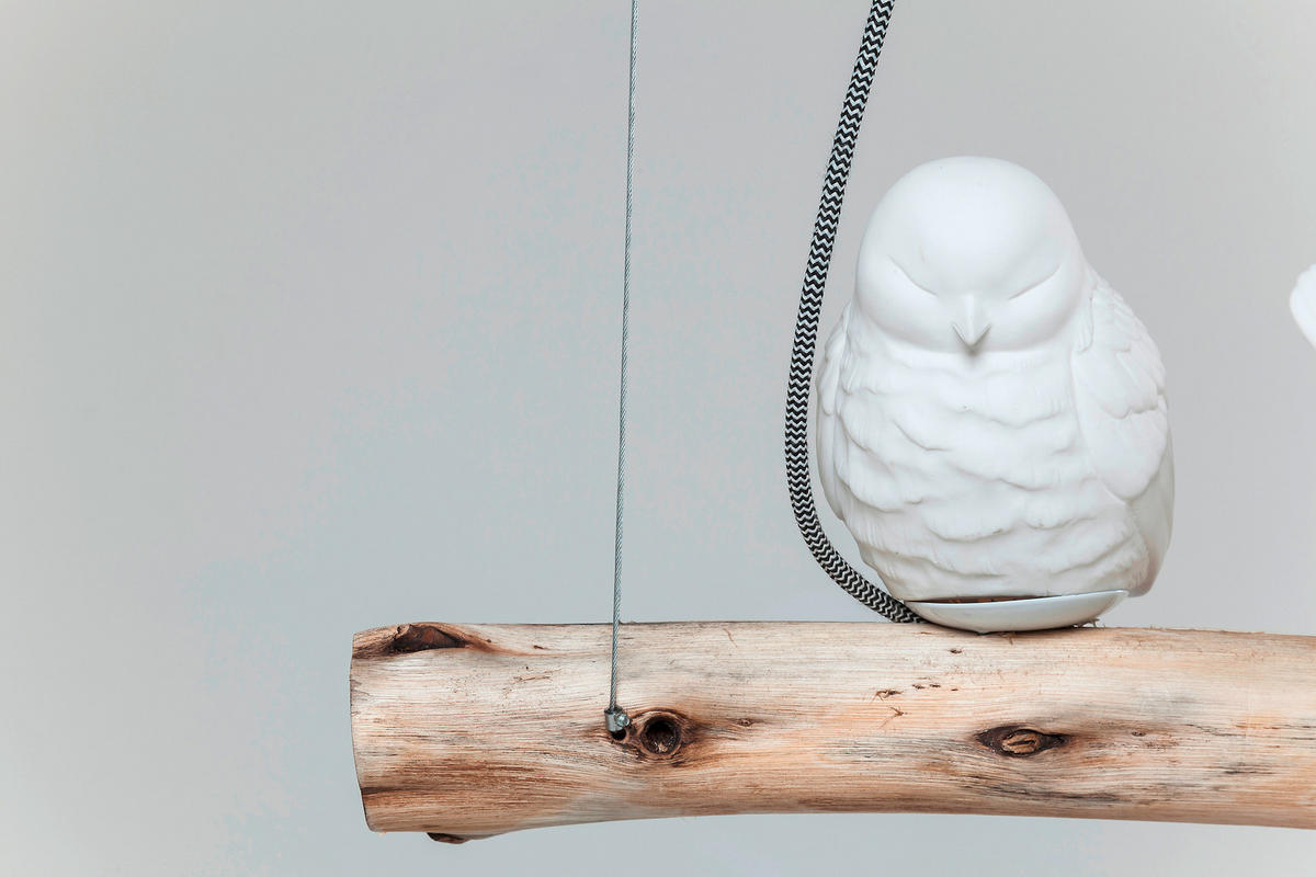 HÄNGELEUCHTE 120/120/15 cm   - Naturfarben/Weiß, LIFESTYLE, Holz/Keramik (120/120/15cm) - Kare-Design