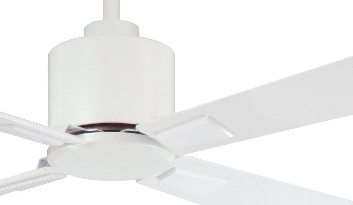 DECKENVENTILATOR 132/33 cm   - Weiß, Basics, Holzwerkstoff/Metall (132/33cm)
