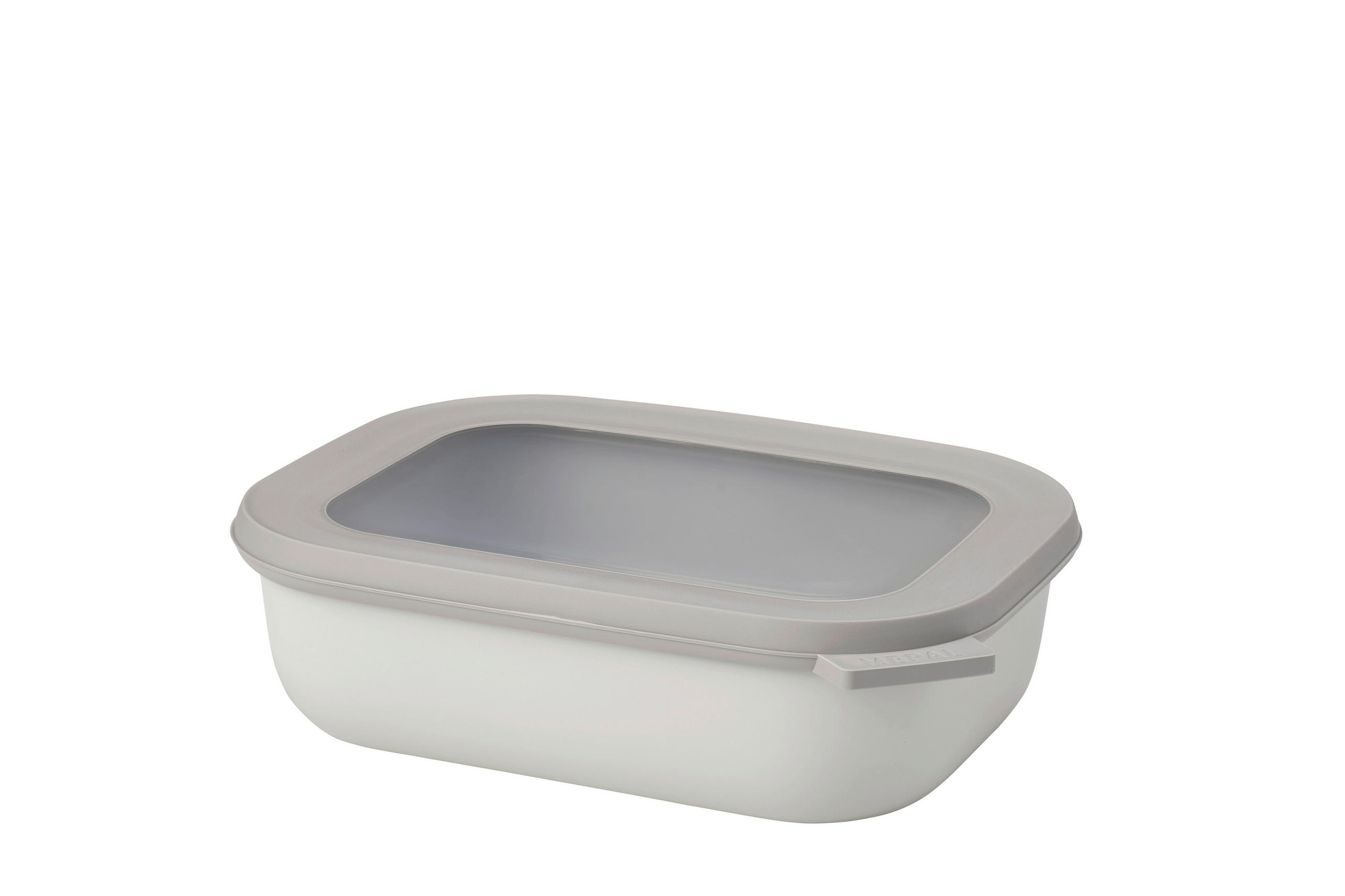 SCHÜSSEL CIRQULA  - Hellgrau/Weiß, Basics, Kunststoff (1,0l) - Mepal
