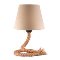 TISCHLEUCHTE 23/32 cm   - Beige, Natur, Textil/Metall (23/32cm)