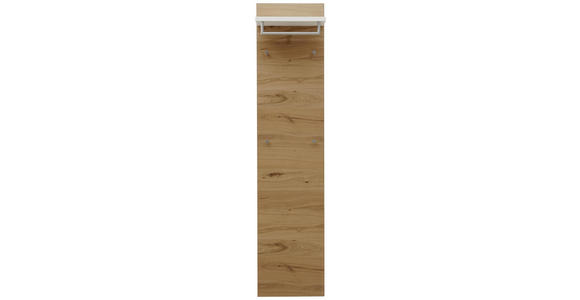 GARDEROBENPANEEL 42/183/27 cm - Eichefarben/Weiß, Design, Holz/Holzwerkstoff (42/183/27cm) - Dieter Knoll