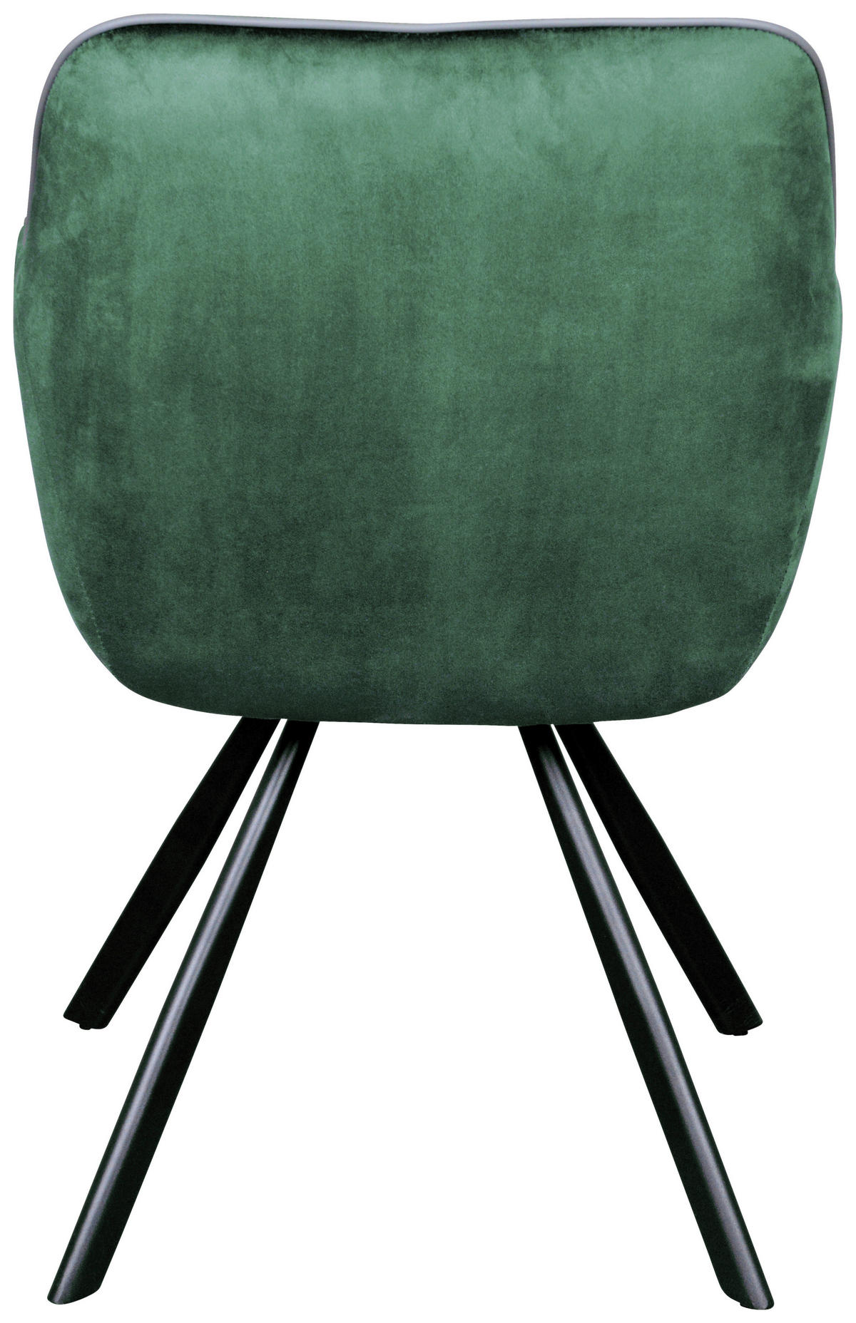 ŽIDLE S PODRUČKAMI, samet, zelená - černá/zelená, Moderní, kov/textil (60/85,5/57,5cm) - MID.YOU
