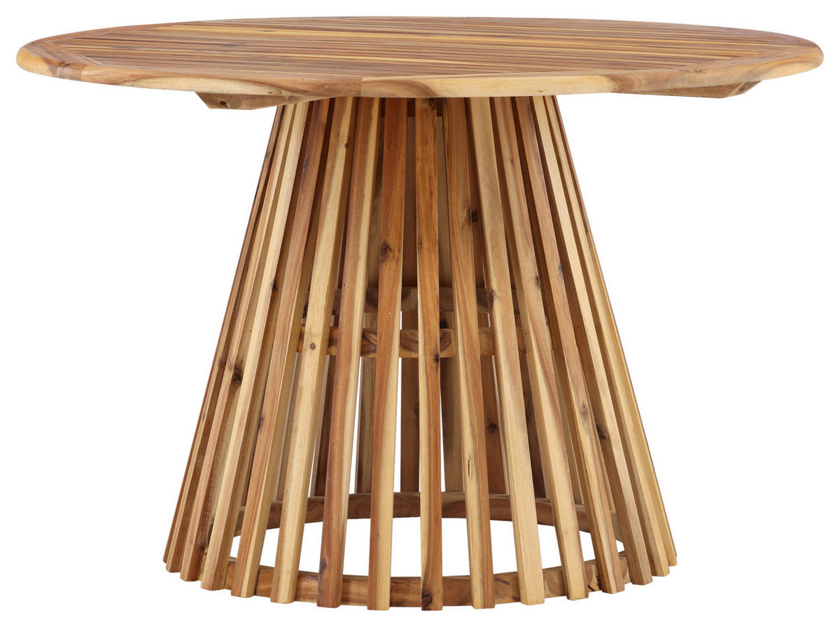 GARTENTISCH 120/120/75 cm  - Akaziefarben, KONVENTIONELL, Holz (120/120/75cm) - Gardenson