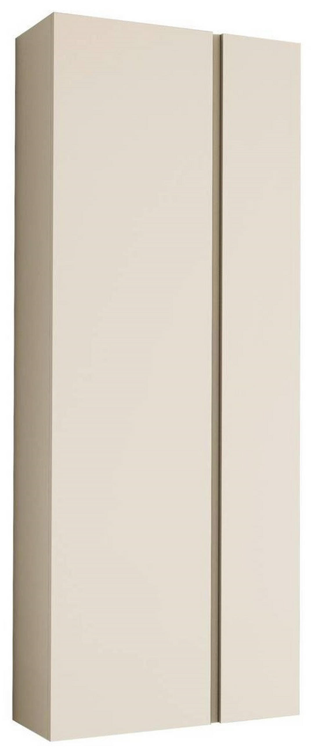 GARDEROBENSCHRANK Gardasee  in 60/179/33 cm  - Sandfarben/Anthrazit, Design, Holzwerkstoff (60/179/33cm) - Moderano