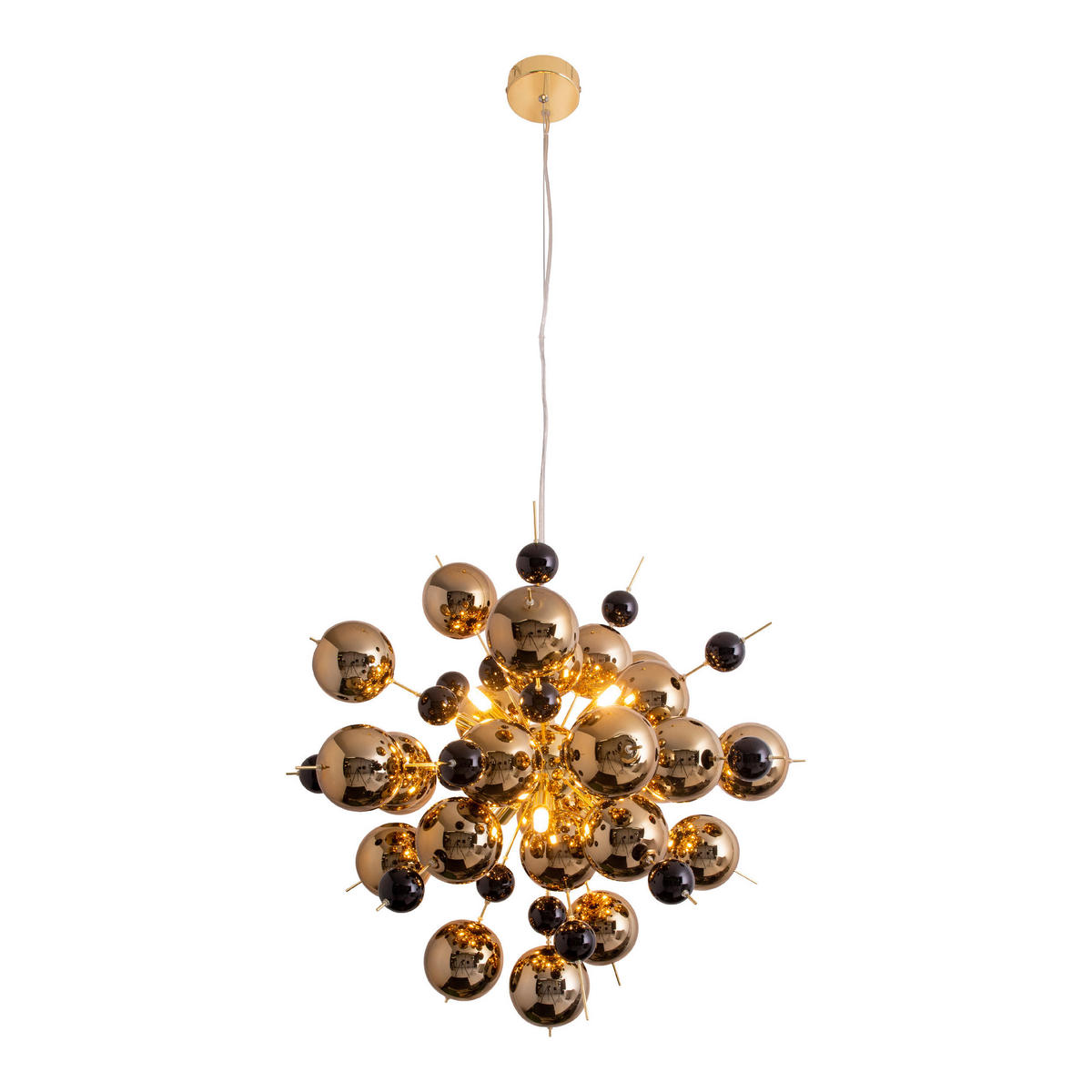 LED-HÄNGELEUCHTE 65/150 cm  - Goldfarben, LIFESTYLE, Metall (65/150cm) - Näve