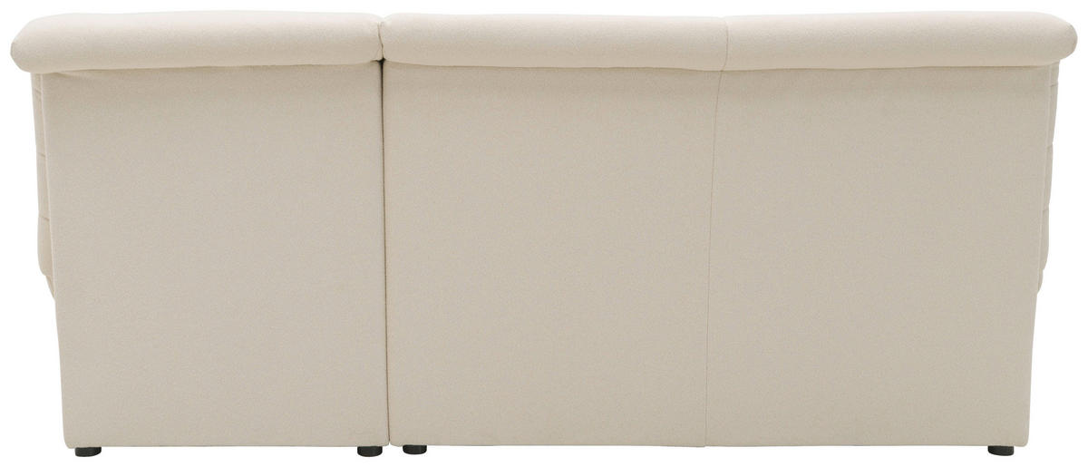 ECKSOFA Looks VIII Ecru Webstoff  - Ecru/Schwarz, Design, Kunststoff/Textil (214/168cm) - LOOKS by W.Joop