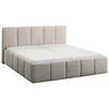 POLSTERBETT 180/200 cm  in Grau  - Schwarz/Grau, Design, Holz/Textil (180/200cm) - Xora