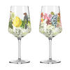SPRITZERGLAS Sommertau 544 ml 2-teilig  - Gelb/Rot, LIFESTYLE, Glas (9,3/22,5/9,3cm) - Ritzenhoff
