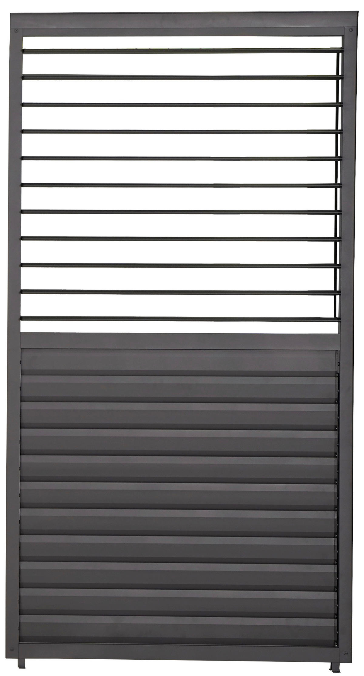 LAMELLENTEIL DELUXE/CLASSIC Aluminium  - Anthrazit, Basics, Metall (93/240/10cm) - Gardenson