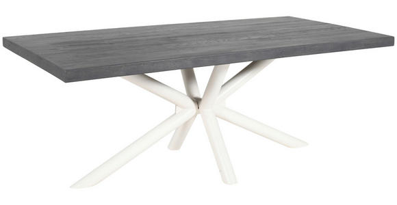 TISCHPLATTE in Holz 220/100/5 cm - Eiche dunkel/Dunkelgrau, Design, Holz (220/100/5cm) - Landscape