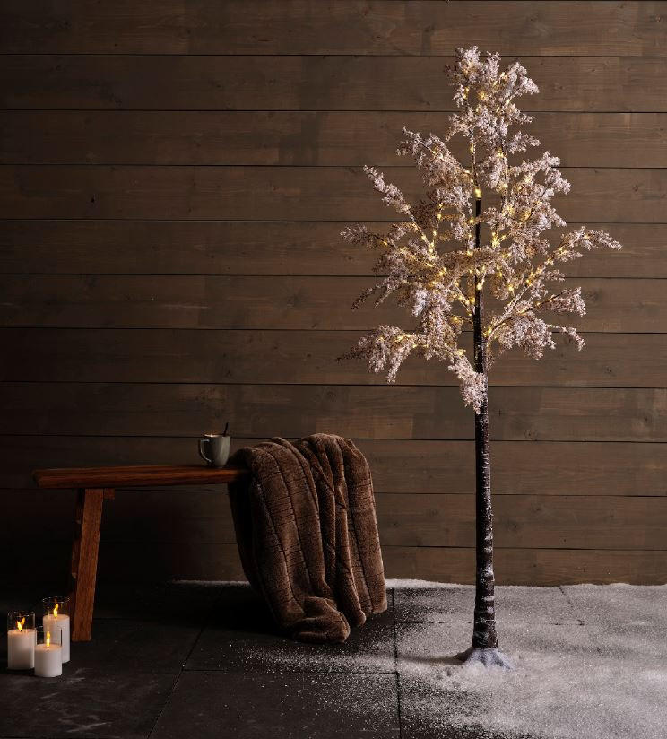 LED SVJETILJKA DEKORATIVNA - bež/smeđa, Basics, plastika (70cm)