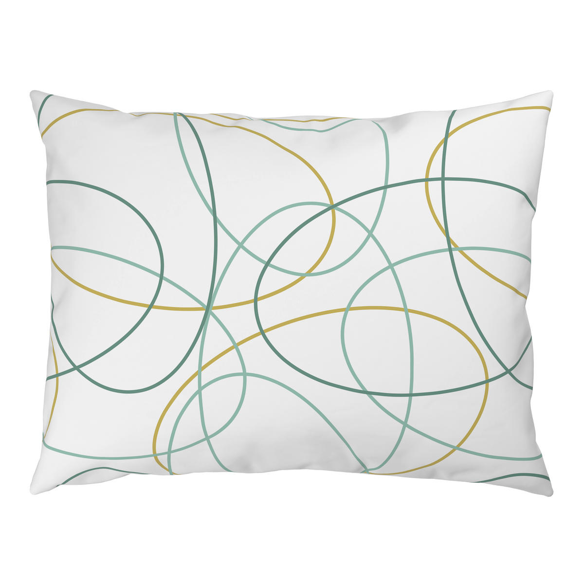 BETTWÄSCHE Mavie Renforcé 140/200 cm  - Weiß/Grün, KONVENTIONELL, Textil (140/200cm) - Esposa