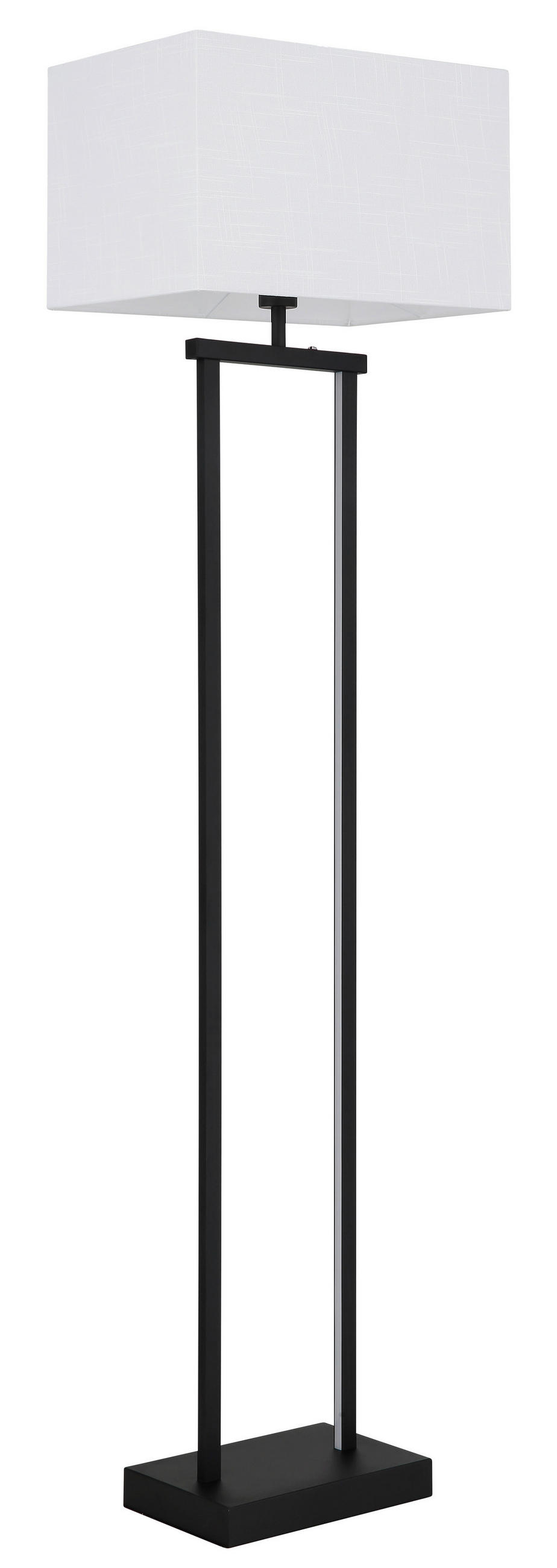 LED SVJETILJKA PODNA Sydney  - bijela/crna, Design, tekstil/metal (40/27/153cm) - Globo
