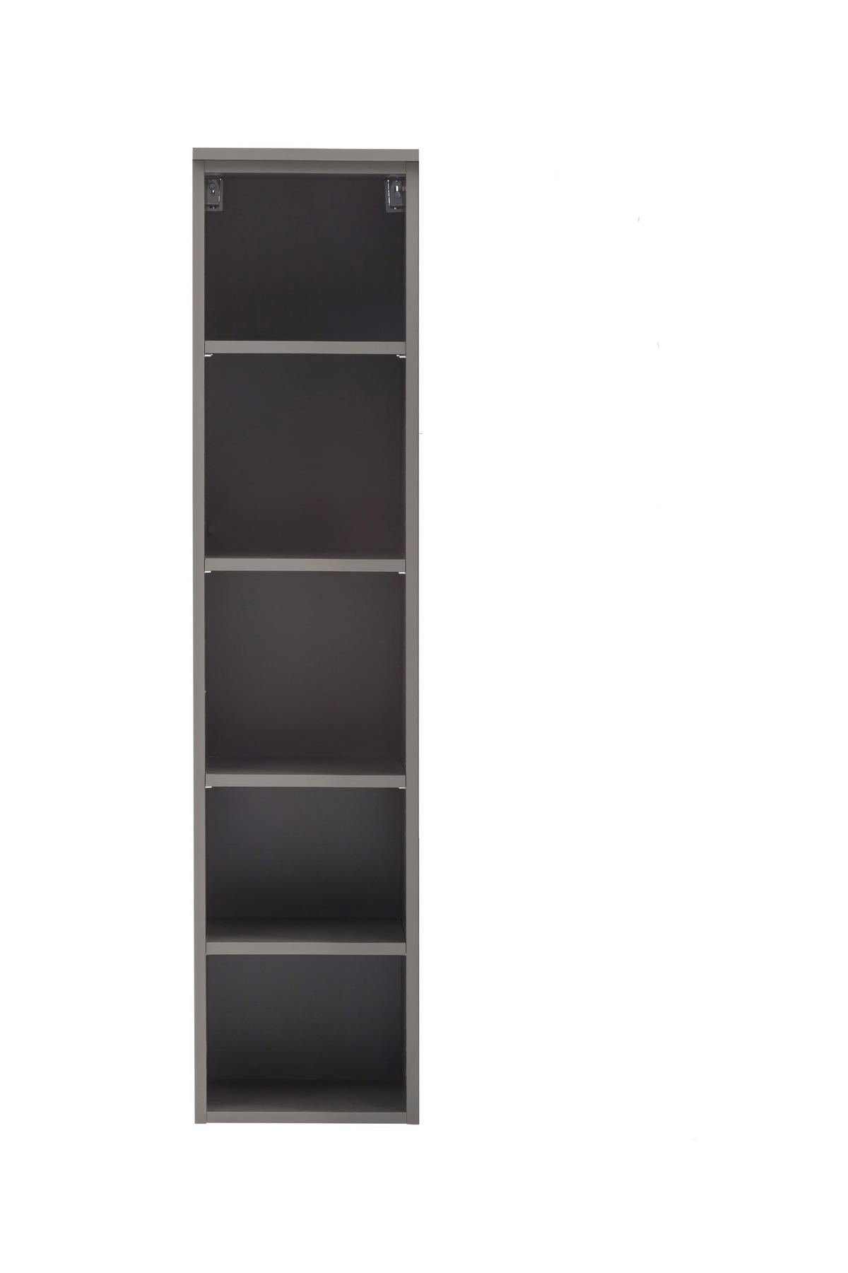 BADEZIMMERREGAL 30/130/35 cm  - Silberfarben/Graphitfarben, Natur, Holzwerkstoff/Kunststoff (30/130/35cm) - Xora