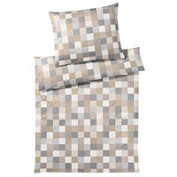 POSTELJINA MOSAIC 140/200 cm makosaten boja peska  - boja peska, Konvencionalno, tekstil (140/200cm) - Joop!