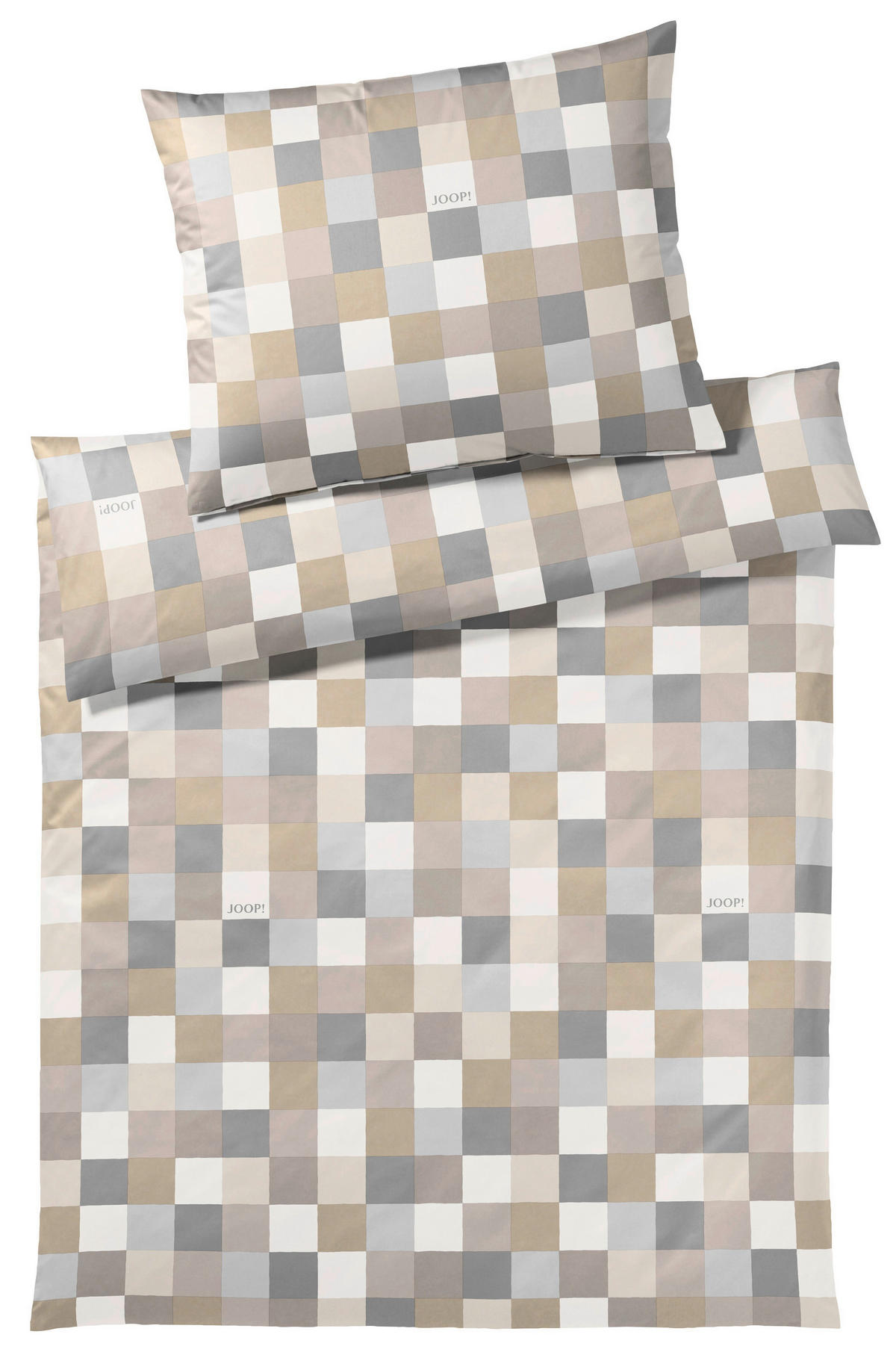 POSTELJINA MOSAIC 140/200 cm makosaten boja peska  - boja peska, Konvencionalno, tekstil (140/200cm) - Joop!