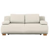 BOXSPRINGSOFA in Webstoff Creme  - Creme/Naturfarben, MODERN, Holz/Textil (205/93/108cm) - Venda