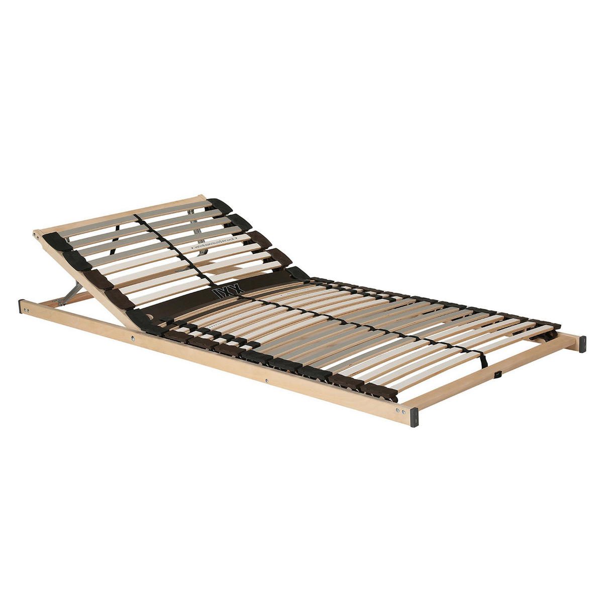 LATTENROST 80/200 cm Kopfteil, Mittelzone verstellbar, Birke, Buche  - Naturfarben/Weiß, Basics, Holz (80/200cm) - Boxxx