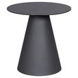 BEISTELLTISCH in Metall, Glas, Keramik 50/50/50 cm  - Anthrazit/Schwarz, Design, Glas/Keramik (50/50/50cm) - Dieter Knoll