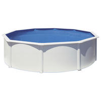 POOL-SET KIT460QGRE 460/120 cm  - Weiß, KONVENTIONELL, Metall (460/120cm) - Gre