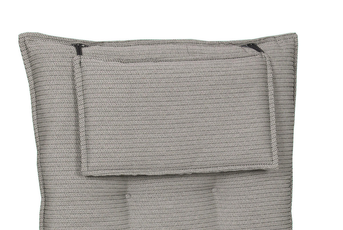 SESSELAUFLAGENSET in Grau meliert  - Grau, Basics, Textil (50/7/120cm)