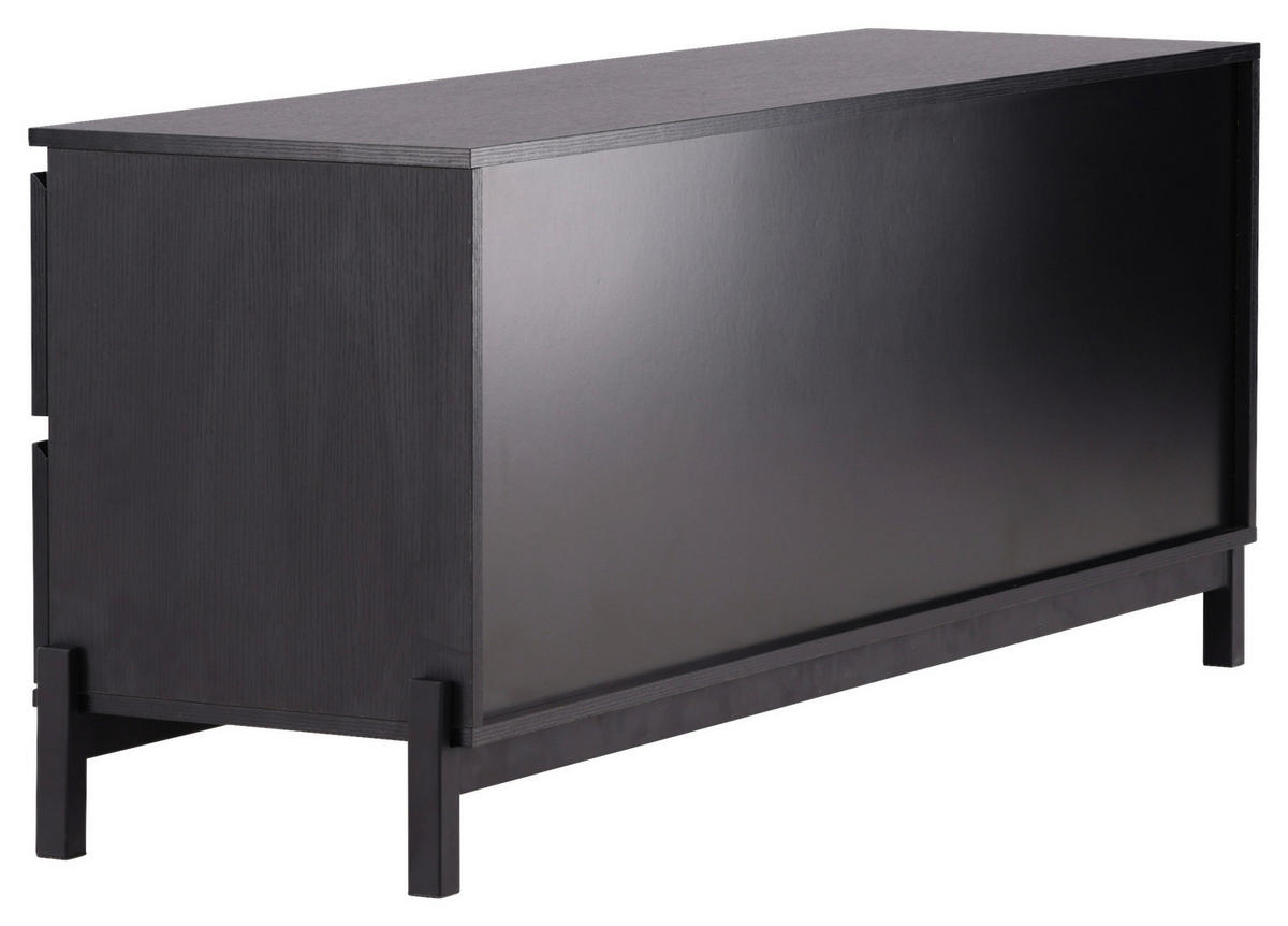 SIDEBOARD 135/56/40 cm  - svart, Design, metall/trämaterial (135/56/40cm) - Niels Andersson