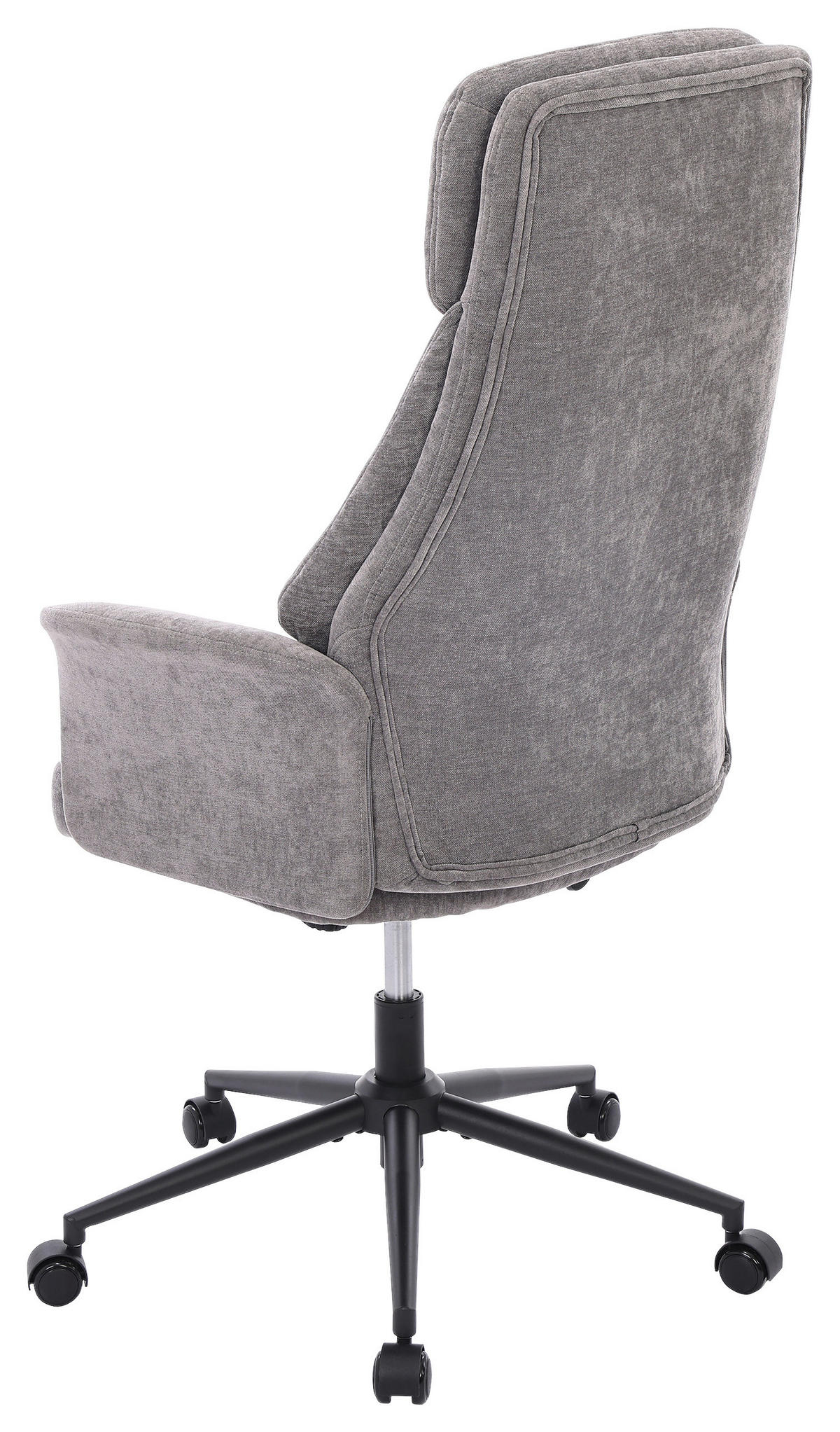 FORGÓSZÉK  zsenília szürke  - fekete/szürke, Modern, műanyag/textil (66/114/122/64cm) - Livetastic