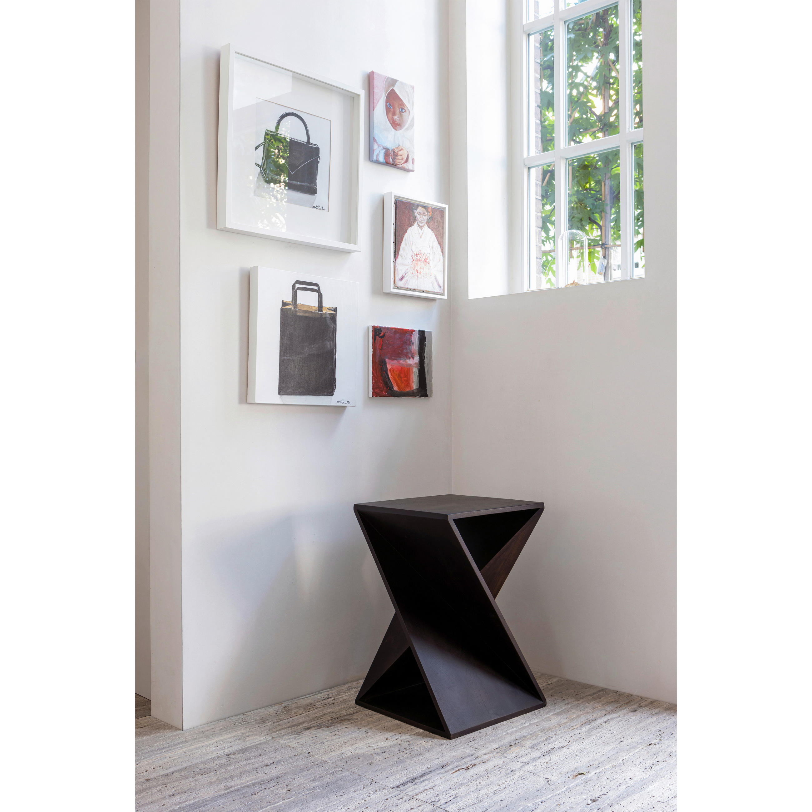 BEISTELLTISCH in Holz 41/41/61 cm  - Dunkelbraun, Design, Holz (41/41/61cm) - Livetastic