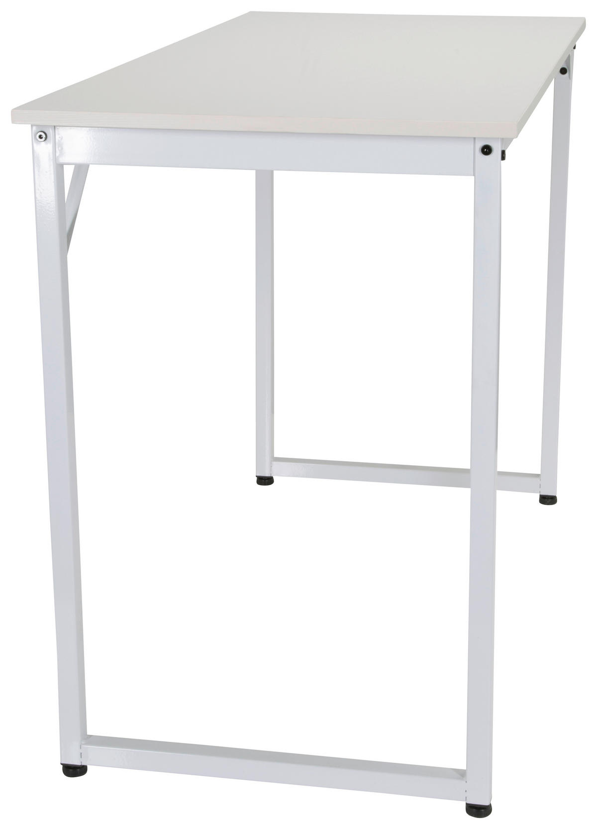 SKRIVBORD 120/50/74 cm  i vit  - vit, Basics, metall/trämaterial (120/50/74cm) - MID.YOU
