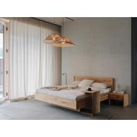 BETT 180/200 cm  in Wildeiche  - Wildeiche, Natur, Holz (180/200cm) - Team 7