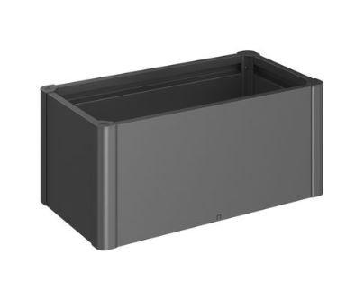 HOCHBEET Belvedere  - Dunkelgrau, Basics, Metall (102/45/53cm) - Biohort