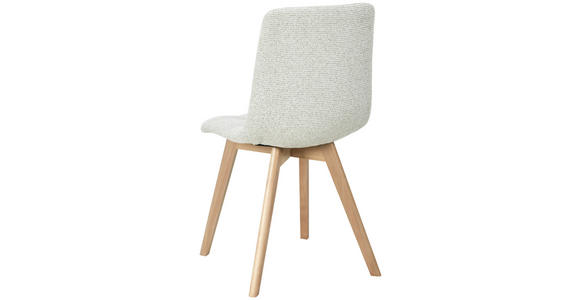 STUHL  Stoffauswahl Leinenoptik  - Beige/Naturfarben, Design, Holz/Textil (45/89/53cm) - Carryhome