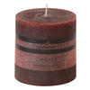 STUMPENKERZE 9,8/10 cm  - Dunkelrot, Basics, Naturmaterialien (9,8/10cm) - Steinhart