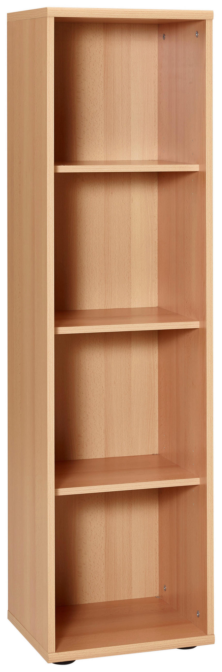 AKTENREGAL 39,3/152,8/39,5 cm  - Buchefarben/Schwarz, Basics, Holzwerkstoff/Kunststoff (39,3/152,8/39,5cm) - MID.YOU