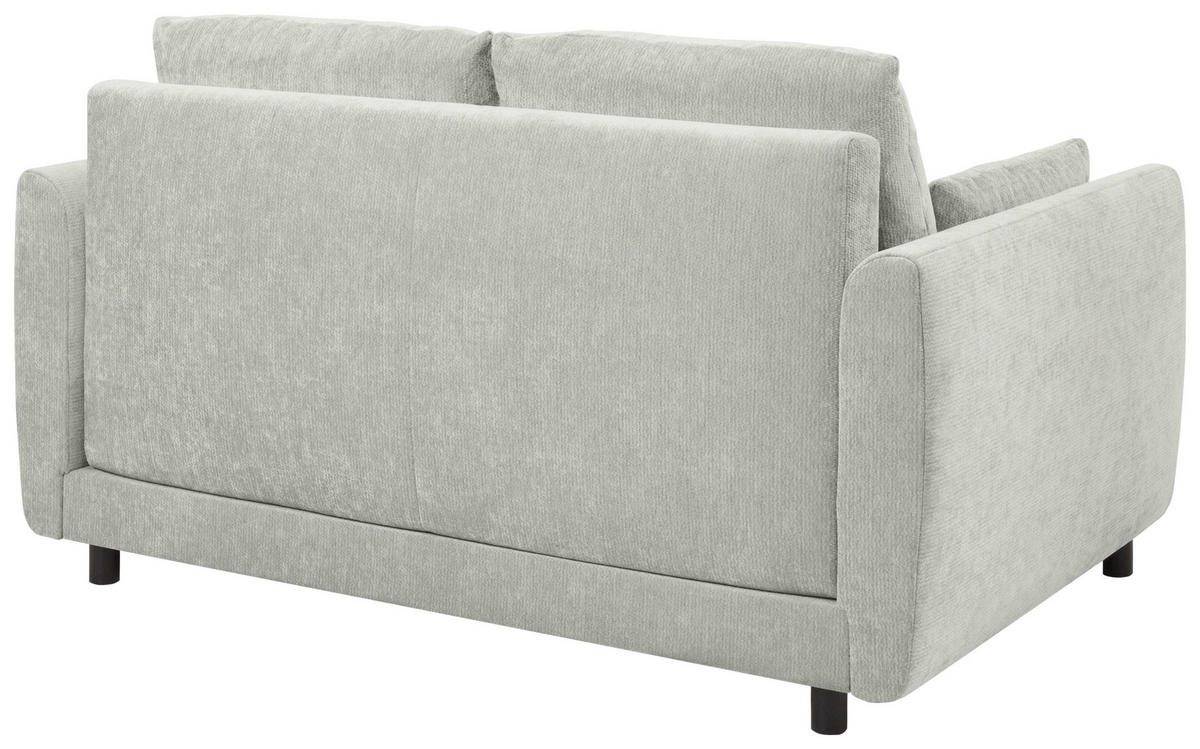 SCHLAFSOFA Chenille Silberfarben  - Silberfarben/Schwarz, KONVENTIONELL, Kunststoff/Textil (161/90/108cm) - Carryhome