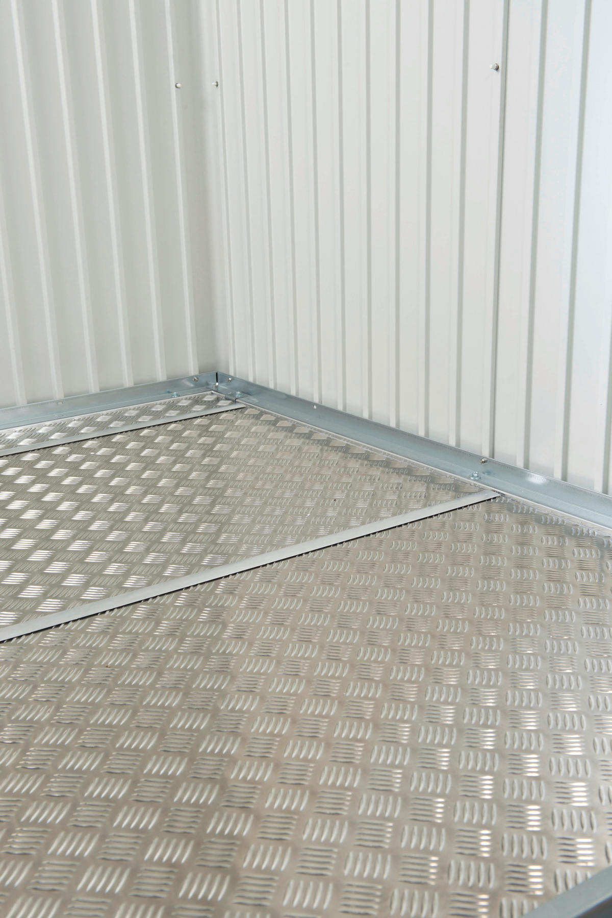 BODENPLATTE Alufarben  - Alufarben, Design, Metall (243,5/0,2/123,6cm) - Biohort