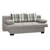 SCHLAFSOFA in Textil Hellgrau  - Wengefarben/Hellgrau, Konventionell, Holz/Textil (200/80/94cm) - Novel